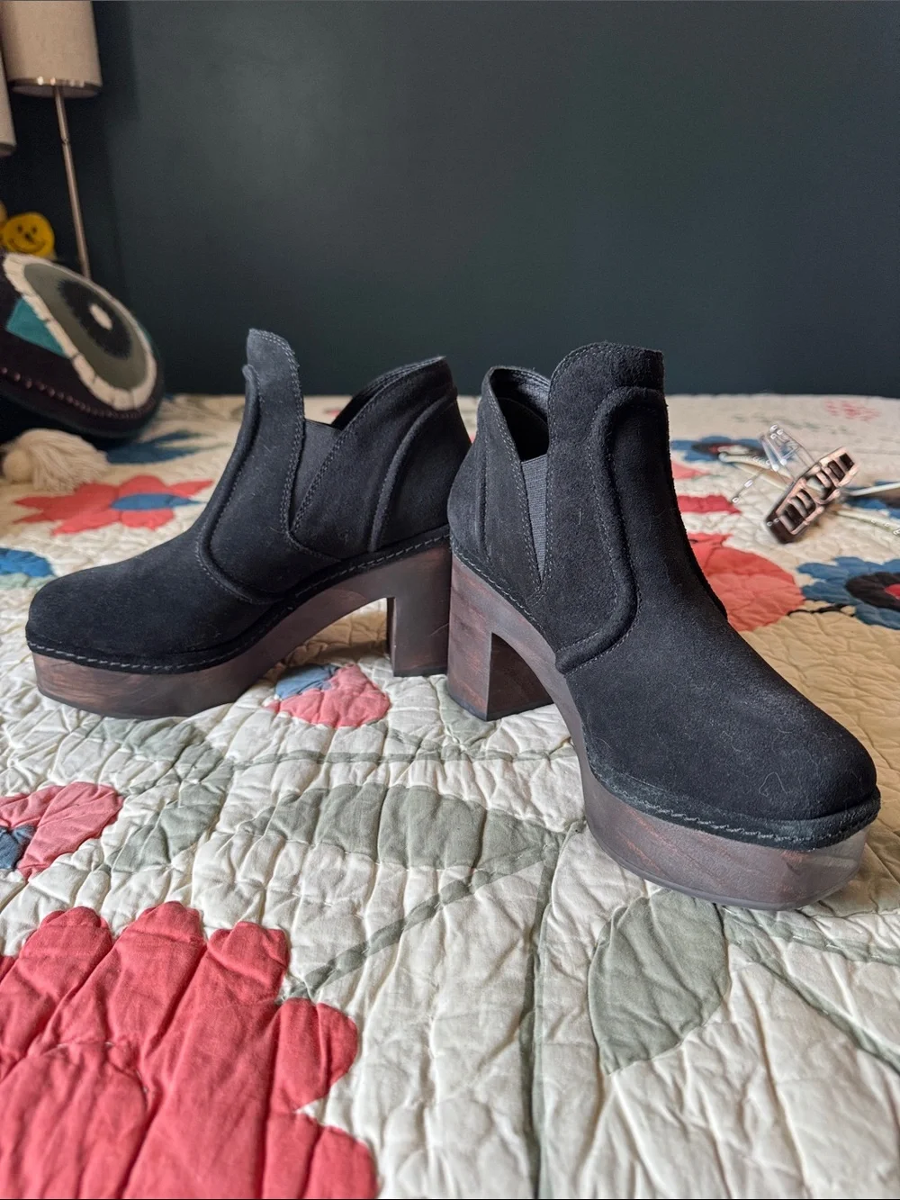 Matisse Jolie platforms platform size 9 black suede
